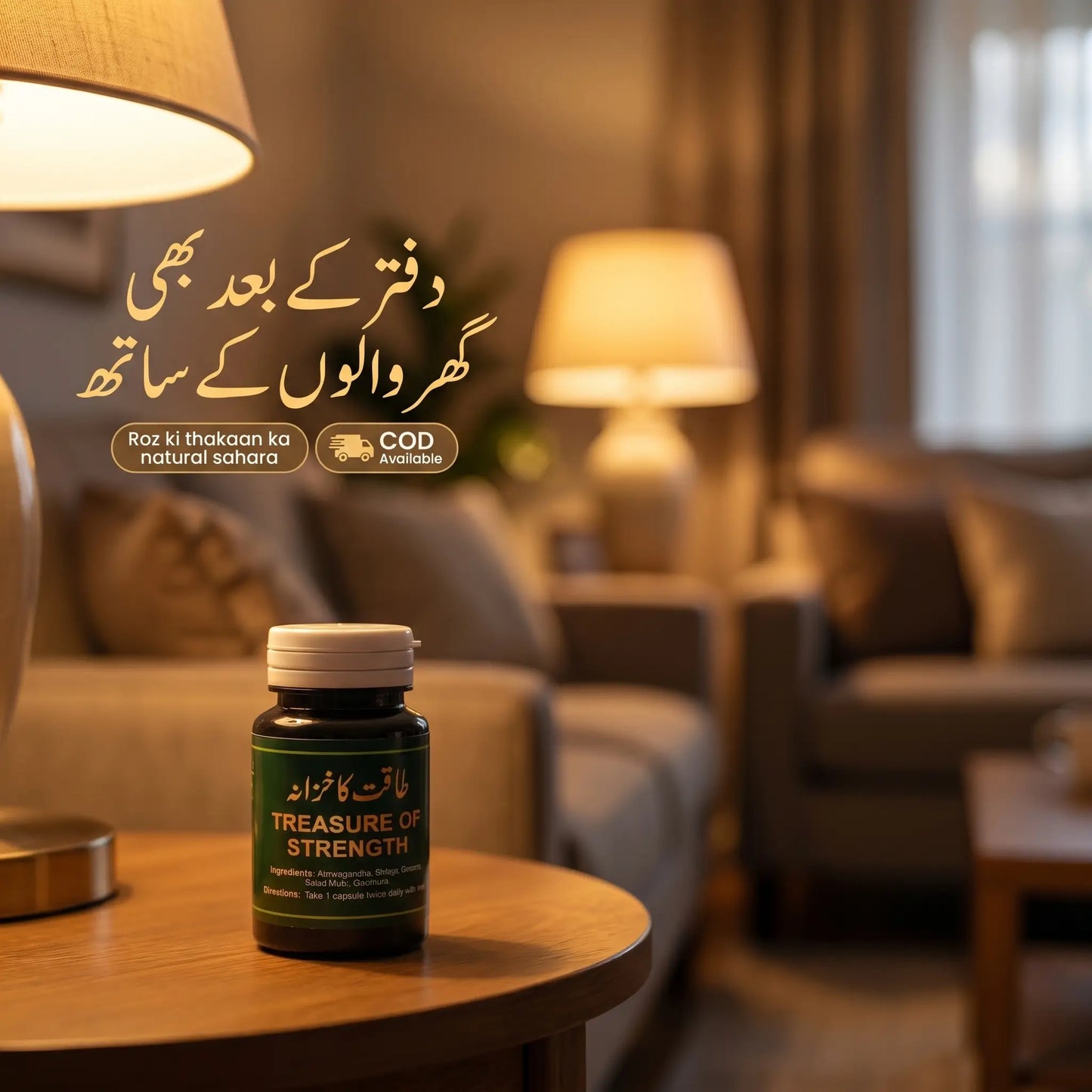 Treasure of Strength — Organic Herbal Stamina & Energy Capsules